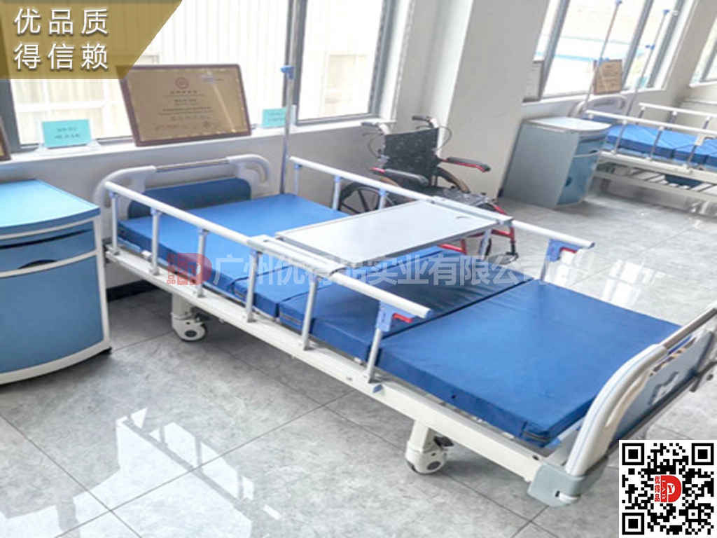 養(yǎng)老院移動(dòng)升降床 手動(dòng)三搖床 中控剎車(chē)三功能床 雙搖床.jpg