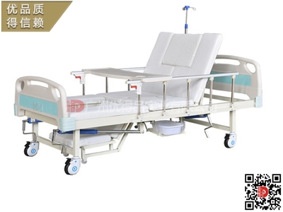 廠家定制單雙搖手動護理床醫院起背抬腿老人用療養床養老院床