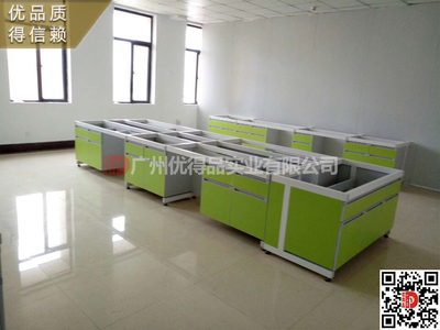 實(shí)驗(yàn)室家具 實(shí)驗(yàn)室中央臺(tái) 全鋼鋼木操作臺(tái)