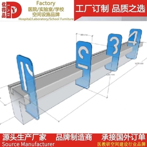 医院采血化验窗口自动采血台采血工作台采血桌